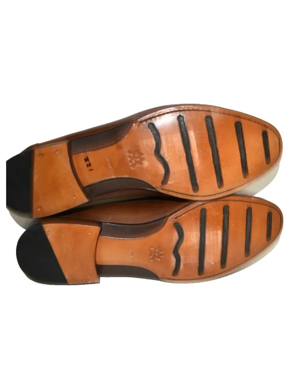 New Mezlan Malaga Penny Loafer Cognac Size 11 M DD36